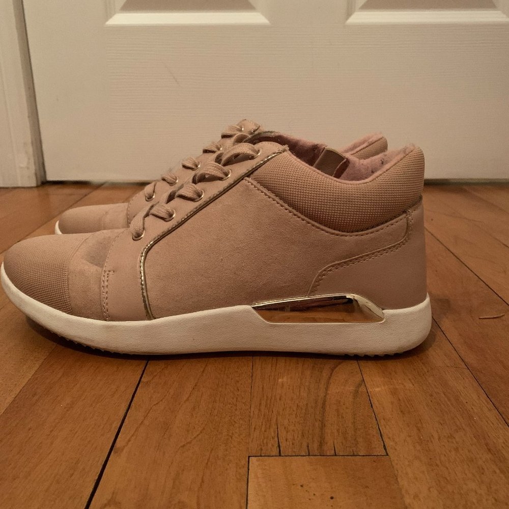 Pink High Top Shoes